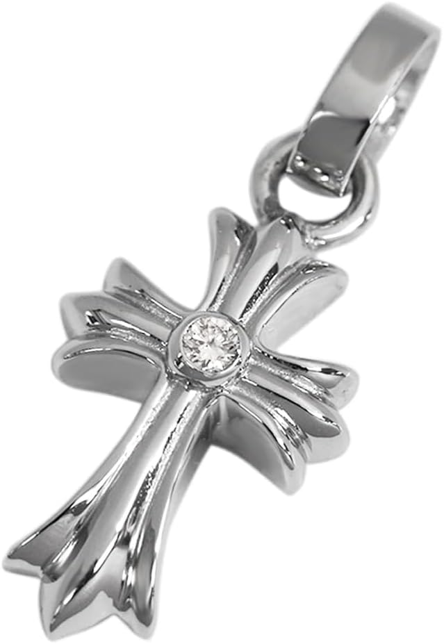 pt950 0.23ctプラチナ　クロス ペンダントトップ　約5g(4.92g) pt950 0.23ctプラチナ クロス ペンダントトップ 約5g(4.92g) Amazon